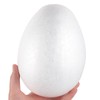 iplusmile 4Pcs Foam Eggs, 8 Inch White Craft Polystyrene Eggs