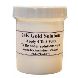 BECKER INDUSTRIES 24K GOLD SOLUTION, For Gold plating, Electroplating