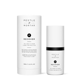 Pestle & Mortar Recover Peptide Anti Ageing Eye Cream, Reduce Dark Circles, Fine Lines and Puffiness, Anti-Wrinkle eye moisturiser, Vegan & Cruelty Free - 15ml