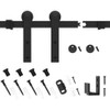 WINSOON 3.5FT Super Mini Sliding Barn Door Hardware Kit for