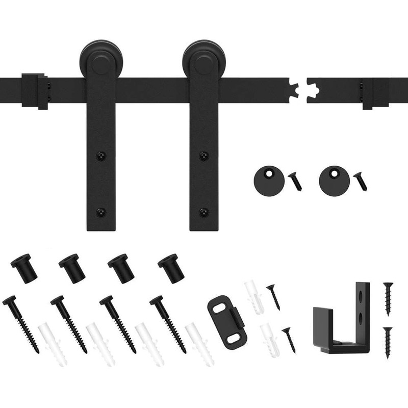 WINSOON 3.5FT Super Mini Sliding Barn Door Hardware Kit for