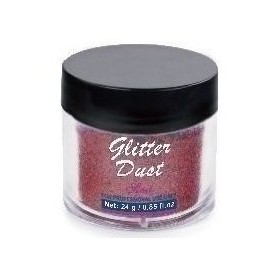 Red 0.015 Hex Fine Glitter Jars