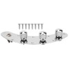 Electric Bass Control Plate Assembly Silver Guitar Musical Instrument Accessories