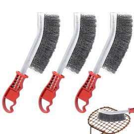 Set of 3 Stainless Steel Wire Brush, Steel Brush, Hand Wire Brush, Metal Brush, Wire Brush Set, Stainless Steel Brush, Small Wire Brush for Cleaning Welding Slag and Rust