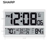 Sharp Atomic Clock - Never Needs Setting! –Easy to Read