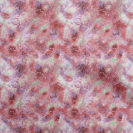 oneOone Rayon Red Fabric Tie Dye Fabric for Sewing Printed Craft Fabric by The Yard 56 Inch Wide