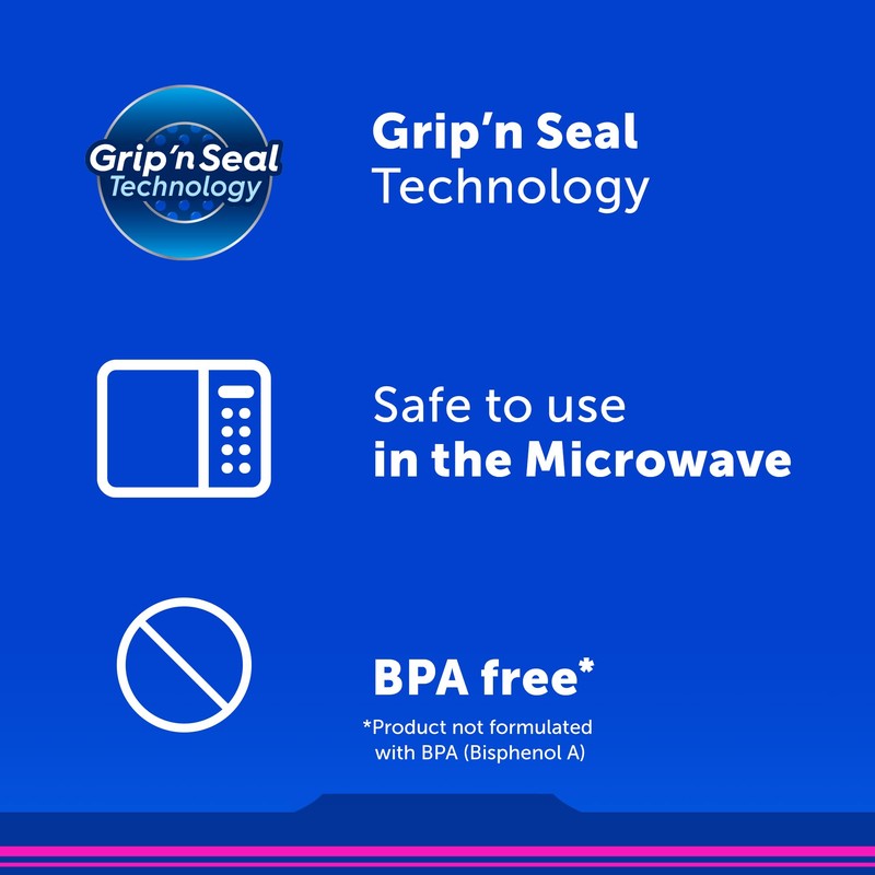 Ziploc Gallon Food Storage Freezer Bags, Grip 'n Seal Technology