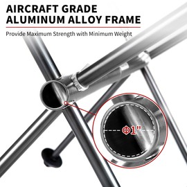 Naturehike YL05 Camping Chair, Ultralight Portable Camp Chair with Storage Bag, Compact Folding Beach Chair for Backpacking Hiking Fishing Picnic