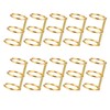 PATIKIL 20mm Loose Leaf Binder Rings, 10 Pack 3-Rings Book