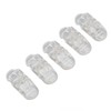 20pcs Hearing Aid Lanyard Clip ABS Portable Transparent Clip Accessory