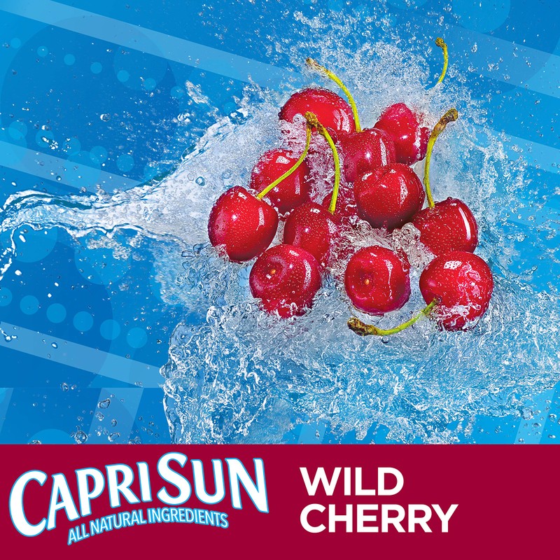 Kraft Capri Sun Drink, Wild Cherry, 60 oz