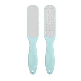 Heel File, Heel File, Heel Sharpener, Stainless Steel, Hanging Type, Coarse & Fine Double-sided, Stainless Steel, Removing Foot, Heel, Exfoliating (Lake Blue)