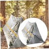 VICASKY 2pcs Emergency Tube Tent Disposable Silver Shelter for Camping