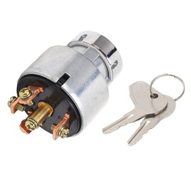 Tractor Ignition Switch 66021 55140 Aluminium Alloy Start Switch With 2 Keys Replacement for Kubota Tractors M4030 M4700