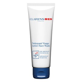 Clarins Men Active Face Wash 125ml, 80085184 / 클라랑스 맨 액티브 페이스 워시 125ml, 80085184
