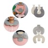 Neck Shoulder Insulation Water Bag U Type M Type Hand Warmer Winter Cold Protection Poultice Hand Warmer Water Injection Rubber Hot water M type gray