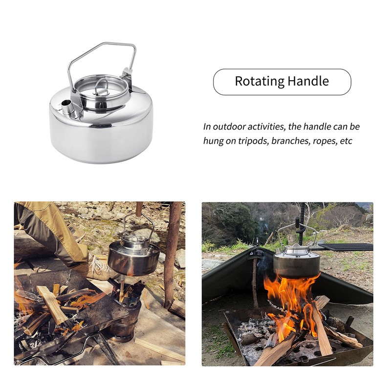 Fire-Maple Antarcti Stainless Steel Kettle | 1.0 Liter Camp Kettle