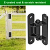Insaga 6.7'' Heavy Duty Gate Hinges 1100LB Capacity, 6mm Steel