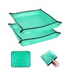 BIUWING 2PCS 39.4" x 39.4" Plant Repotting Mat Waterproof Transplanting