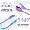 RETON 12 Pcs Dessert Forks and Spoons Silverware Set, Stainless
