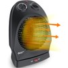 Comfort Zone Oscillating Space Heater with Adjustable Thermostat, Desktop, Fan-Forced,