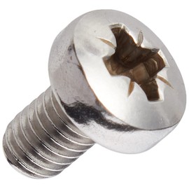 Machine Screws/Bolts A2 Stainless Steel Pozi Pan Head Mch Screw M6 6mm x 12mm (Pack of 10)