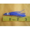 Unbranded 50 PCS. 3" (7.5cm.) BLUE SQUID SKIRT HOOCHIES, OCTOPUS
