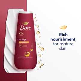 Dove Advanced Care Pro-Age Body Wash body cleanser with skin-natural nutrients for instantly lotion-soft skin 400 ml