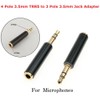 London Express 3.5mm TRRS Female to TRS Male Microphone Adapter