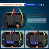 Digital Radiator Fans Controller Swith Kit with 12V and 24V,