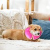 YQkangzhu Inflatable Dog Collar, Pet Neck Donut Cone Collar, Soft