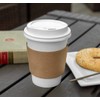 Kraft Paper Hot Cup Sleeve Jacket Holder | Corrugated Cardboard