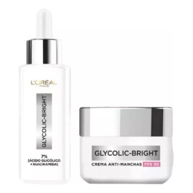 Kit Sérum y Crema Anti-manchas Glycolic Bright L'oréal