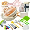 Bread Proofing Basket Set, 16pcs/set Including Round & Oval Banneton,