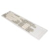 Keyboard Keycaps Retro Grey White 122 Keys PBT Theme Keycap