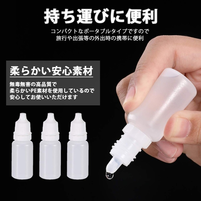 HIRAISM Dropper Bottle Refill Bottle Liquid Divider Dropper Eye Drop