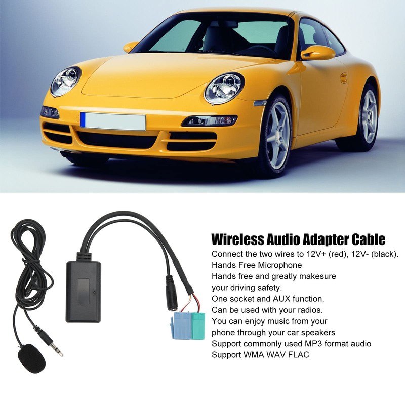 Aux Bluetooth Adapter For Car, Car Audio Aux Input Adapter,