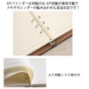 Personal Organizer, A5 Size, 6 Holes, Soft Leather, 100 Sheets