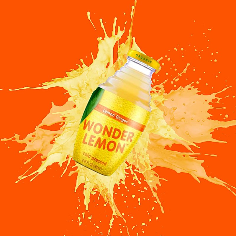 Wonder Lemon Organic Lemon Ginger Cold Pressed Juice, 8.45oz (6