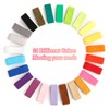 Elastic Band for Sewing, 24 Colours, Wide Edging Tape, Coloured