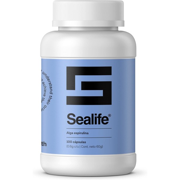 ANCIENT HEALTH | Alga Espirulina Sealife 1 Frasco con 100