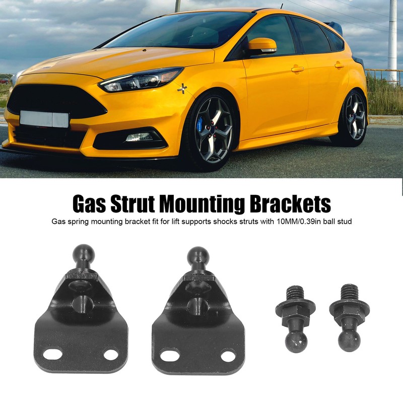 4pcs Bonnet Boot Gas Strut Brackets Ball Stud Mounting Bracket