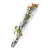 50 PCS Flower Bouquet Wrapping Paper Clear Plastic Bouquet Bags