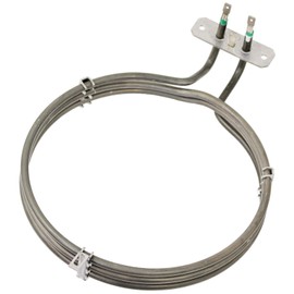 SPARES2GO 3 Turn Heating Element for Falcon Fan Oven/Cookers (2500W)