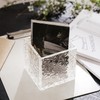 Sepaitila Remote Control Holder, Acrylic Desk Organizer Stone Texture TV