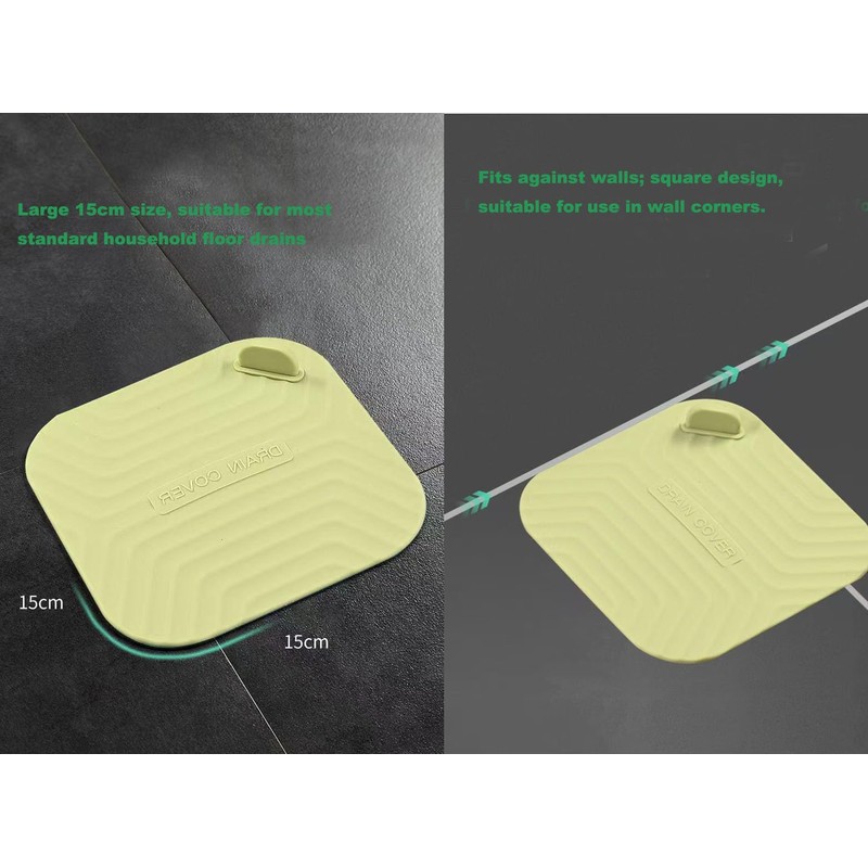 Silicone Bathtub and Sink Stopper - Bathroom Drain Plug for