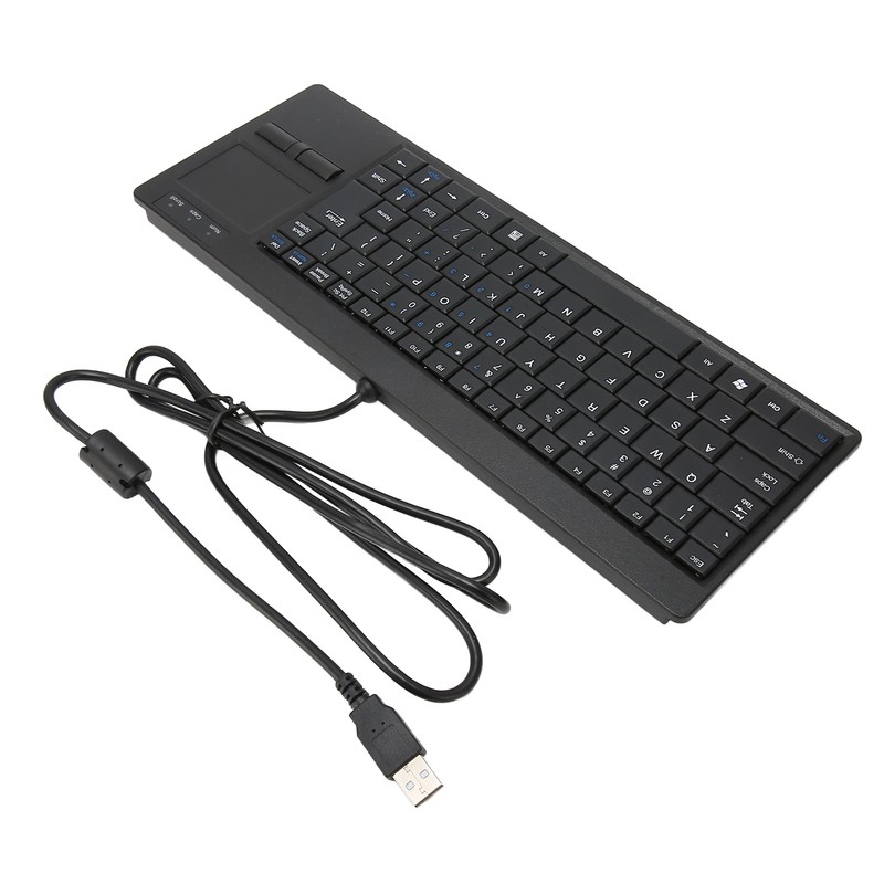 Industrial Keyboard Touchpad Wired Connection X Scissor Foot Plug and