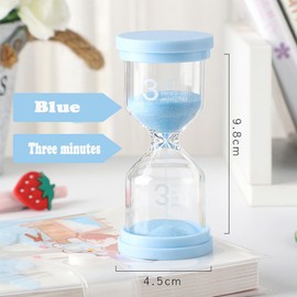 ysister Sanduhr 4 Stück Sanduhr Timer Sanduhren Set Zeitmesser Buntes Sanduhren Set 3/5/15/30 Minuten Timer können in Küchen, Klassenzimmern, Zuhause, Büros Zeitmanagement Eine Stunde Lange Zeit