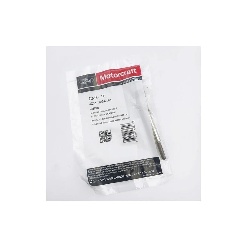 OEM New ZD13 Glow Plug & Harness Kit Motorcraft for