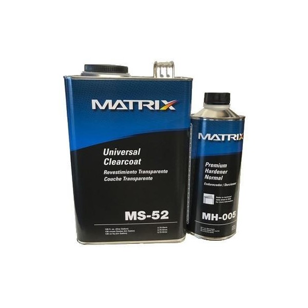 Matrix Automotive Finishes MS-52 Universal Clearcoat Kit. Designed for Overall and Panel Refinishing. Choose Spot&Panel, Slow, Normal Hardener (Hardener Normal (MH005))